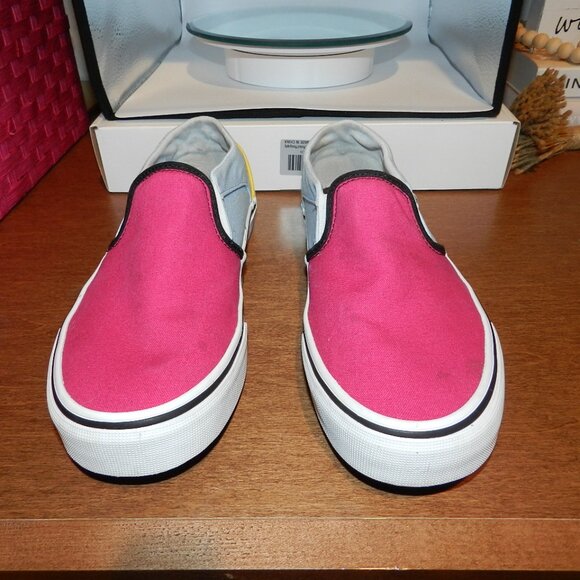 Women's Asher Color Block Slip In VANS Sneakers Size 7 - Picture 2 of 16